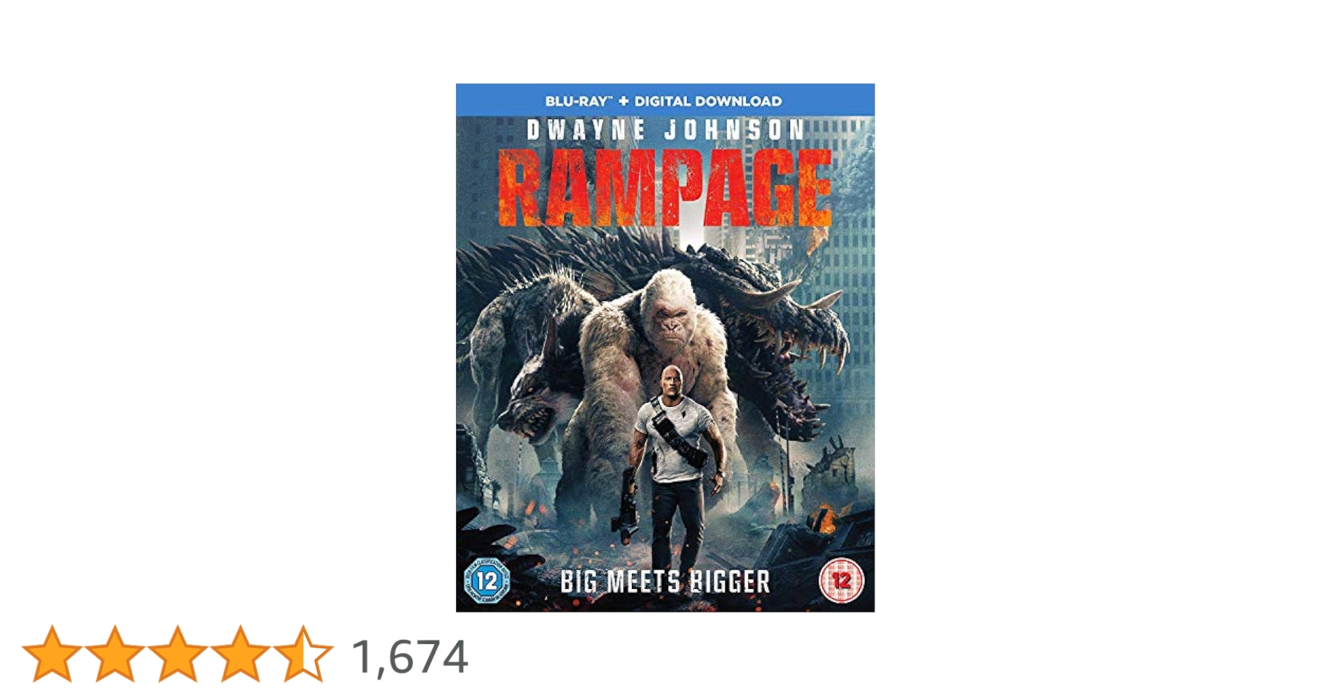 (未使用･未開封品)　ランペイジ 巨獣大乱闘 ブルーレイ&amp;DVDセット (2枚組) [Blu-ray] bt0tq1u Amazon.co.jp: ランペイジ 巨獣大乱闘 3D&2Dブルーレイセット (2